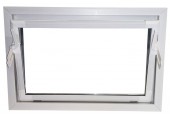 ACO sklepní celoplastové okno s IZO sklem 90 x 40 cm bílá