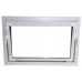 ACO sklepní celoplastové okno s IZO sklem 90 x 60 cm bílá
