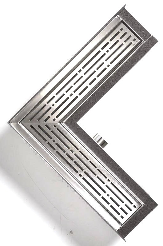 ACO ShowerDrain E designový rošt rohový, Mix 9010.56.21