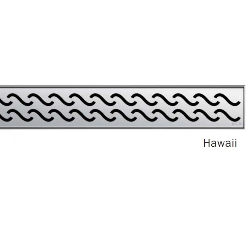 ACO ShowerDrain E designový rošt 1000 mm, Hawaii 9010.56.01