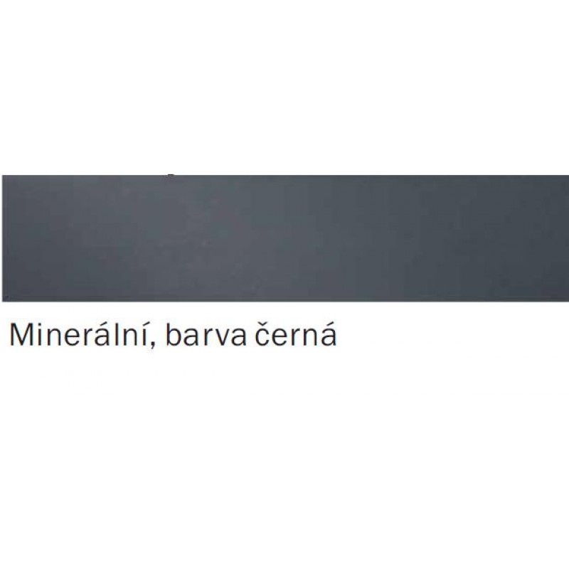 ACO ShowerDrain E odtokový rošt 700 mm, minerální sklo, černá 9010.57.52