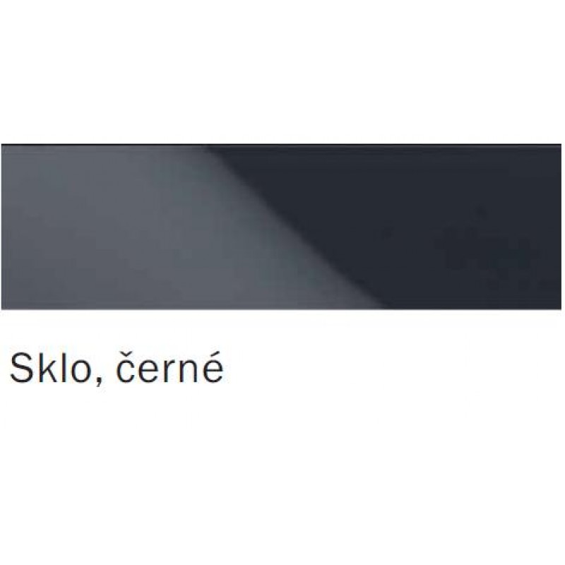 ACO ShowerDrain E odtokový rošt 700 mm, design sklo, černé 9010.56.67