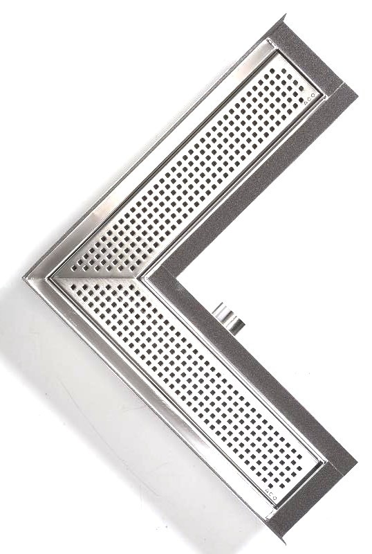 ACO ShowerDrain E designový rošt rohový, Quadrato 0153.97.02 ACO ShowerDrain E designový rošt rohový, Quadrato 0153.97.02
