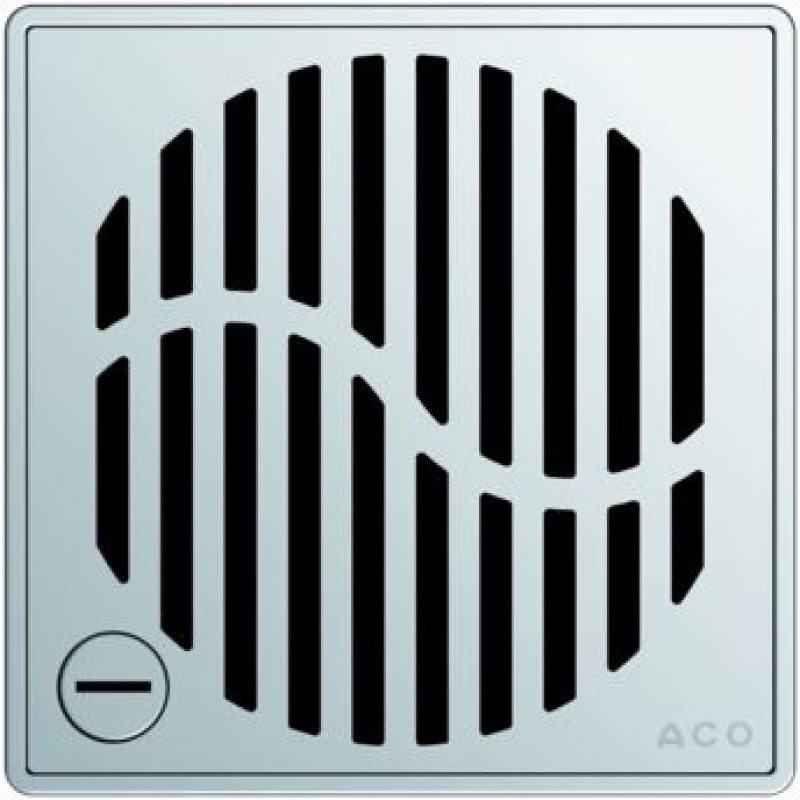 ACO ShowerPoint rošt 140 x 140 mm, s aretací, Wave 5141.21.28 ACO ShowerPoint rošt 140 x 140 mm, s aretací, Wave 5141.21.28