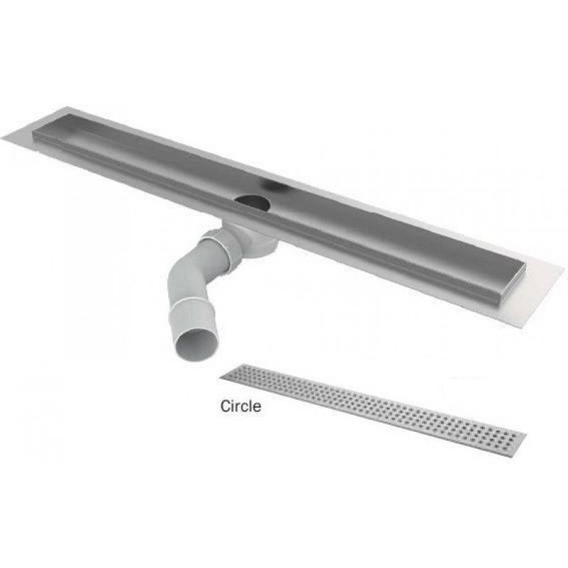 ACO ShowerDrain Self-line žlab s roštem 785 mm, Circle 9010.73.71