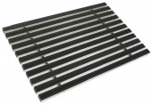 ACO rohožka s gumovou výplní 75 x 50cm, černá hliníkové profily 01214