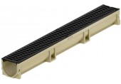 ACO Euroline 2.0 Žlab 1 m, H=10,4 cm, litinový můstkový rošt B125 3003697