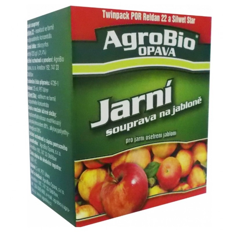 AgroBio JARNÍ SOUPRAVA na jabloně- Reldan 22 25 ml + Silwet Star 5 ml 001130 AgroBio JARNÍ SOUPRAVA na jabloně- Reldan 22 25 ml + Silwet Star 5 ml 001130