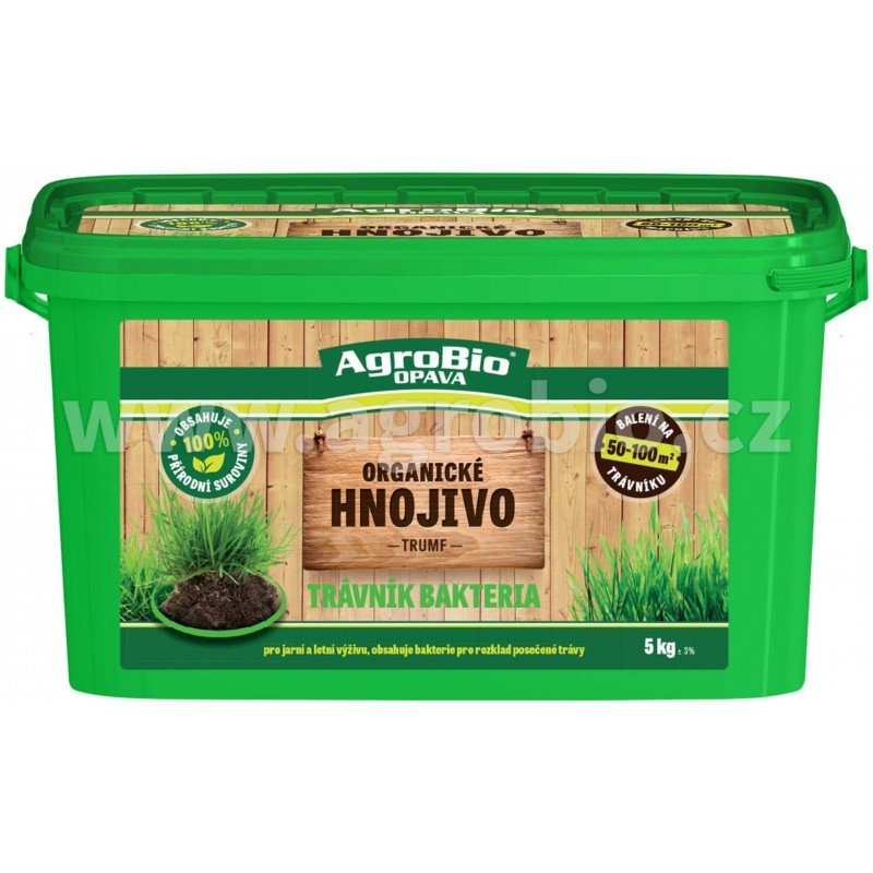 AgroBio TRUMF trávník bakteria organické hnojivo, 5 kg 005240 AgroBio TRUMF trávník bakteria organické hnojivo, 5 kg 005240