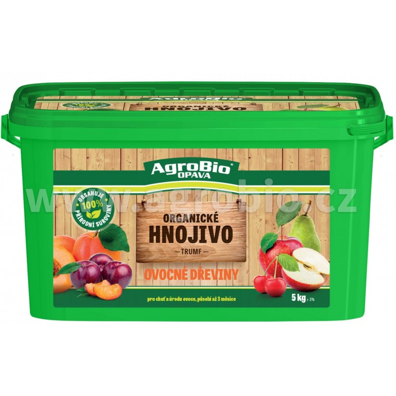 AgroBio TRUMF ovocné dřeviny organické hnojivo, 5 kg 005242 AgroBio TRUMF ovocné dřeviny organické hnojivo, 5 kg 005242