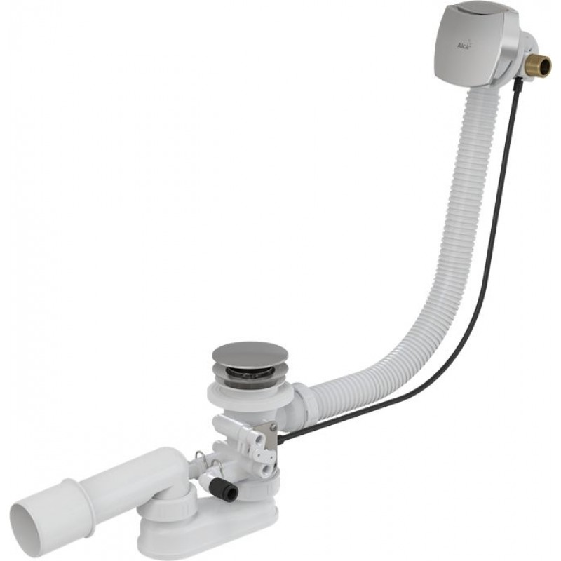 ALCAPLAST Sifon vanový s napouštěním přepadem pro hydromasážní vany kov A566-273133 ALCAPLAST Sifon vanový s napouštěním přepadem pro hydromasážní vany kov A566-273133