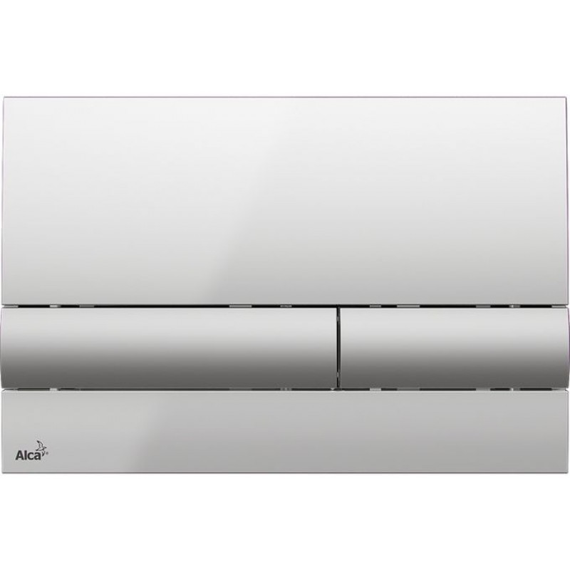 ALCAPLAST Ovládací tlačítko chrom -lesk/mat k splachovacím nádržkám M1713 ALCAPLAST Ovládací tlačítko chrom -lesk/mat k splachovacím nádržkám M1713