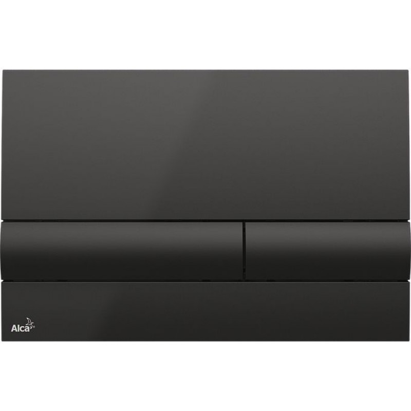 ALCAPLAST Ovládací tlačítko černé k splachovacím nádržkám M1718