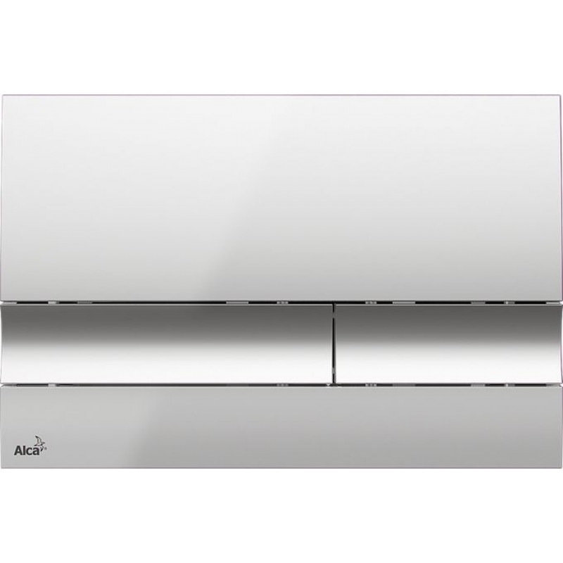 ALCAPLAST Ovládací tlačítko chrom-lesk k splachovacím nádržkám M1721