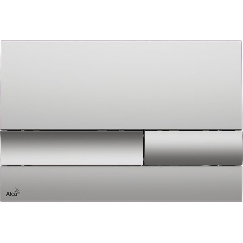 ALCAPLAST Ovládací tlačítko chrom-mat k splachovacím nádržkám M1732 ALCAPLAST Ovládací tlačítko chrom-mat k splachovacím nádržkám M1732