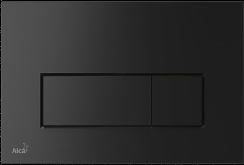 ALCAPLAST Ovládací tlačítko pro předstěnové instalační systémy, černá-mat M578