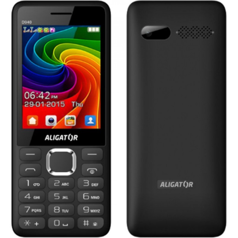 ALIGATOR D940 Dual SIM Mobilní telefon, Black 30015916 ALIGATOR D940 Dual SIM Mobilní telefon, Black 30015916