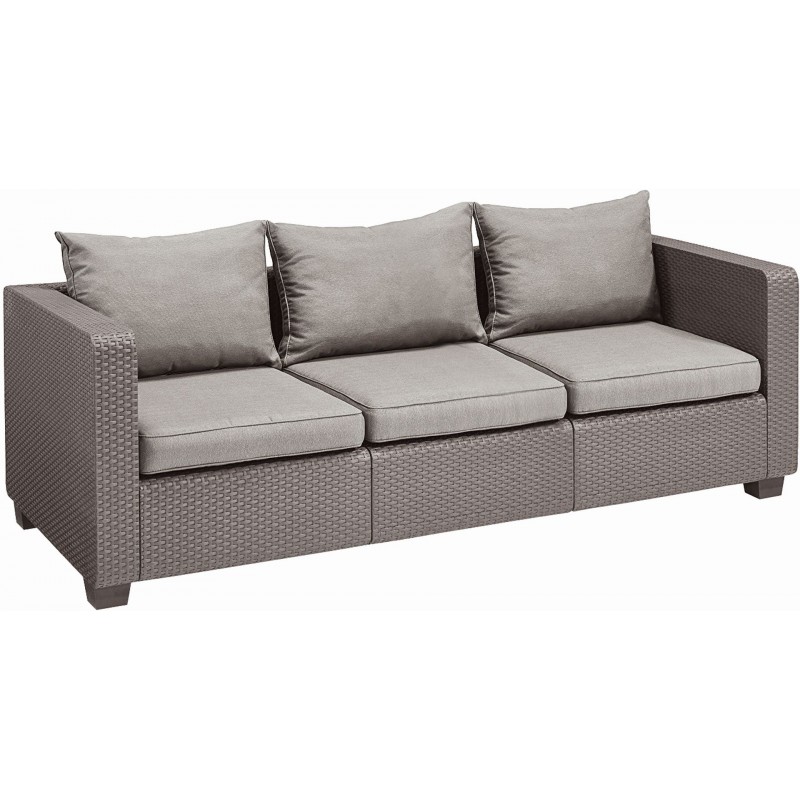 ALLIBERT SALTA 3 Pohovka, 200,5 x 84 x 65,5 cm, cappuccino/písková 17206018