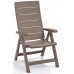 ALLIBERT BRASILIA zahradní židle polohovací, 63 x 67 x 111 cm, cappuccino 17200064