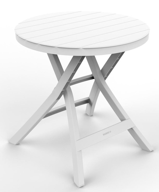ALLIBERT BISTRO Oregon stůl, bílá 17199556