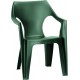 ALLIBERT DANTE zahradní židle, 57 x 57 x 79 cm, tmavě zelená 17187058