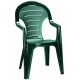 ALLIBERT BONAIRE zahradní židle, 56 x 57 x 92 cm, tmavě zelená 17180277