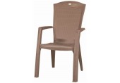 ALLIBERT MINNESOTA Zahradní židle, 61 x 65 x 99 cm, cappuccino 17198329