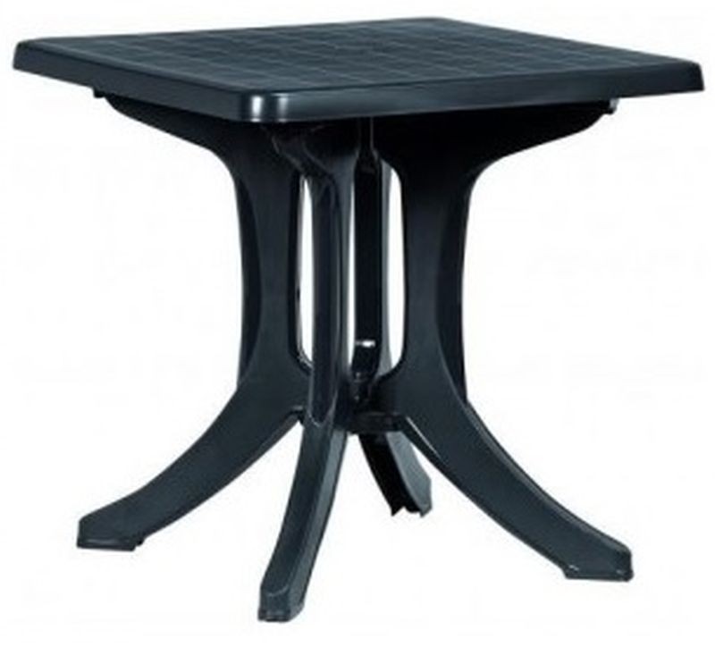 ALLIBERT NAPOLI stůl 70 x 70 x 72cm, grafit 17181092 ALLIBERT NAPOLI stůl 70 x 70 x 72cm, grafit 17181092