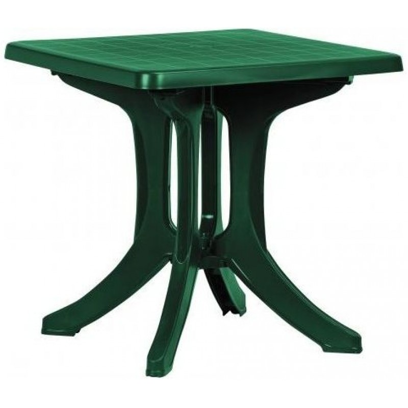 ALLIBERT NAPOLI stůl 70 x 70 x 72cm, tmavě zelená 17181092 ALLIBERT NAPOLI stůl 70 x 70 x 72cm, tmavě zelená 17181092
