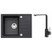 ALVEUS Set INTERMEZZO 30 dřez 620x480 mm + baterie AFRA, černá