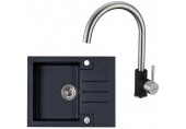 ALVEUS Set ROCK 30 dřez 595x475 mm + baterie ELZA, Twilight 05
