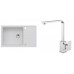 ALVEUS Set INTERMEZZO 130 dřez 780x480 mm + baterie RENO, bílá