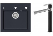 ALVEUS Set FORMIC 20 dřez 520x510 mm + baterie ZINA, Twilight 05