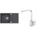 ALVEUS Set GALAPAGOS 30 dřez 770x430 mm + baterie RENO, černá