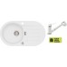 ALVEUS set dřez Niagara 40 white + baterie AM 20 white +dárek