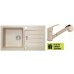 ALVEUS set dřez Victoria 30 beige + baterie AM 20 beige + dárek