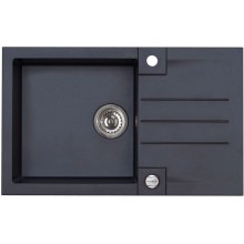 ALVEUS ROCK 130 kuchyňský dřez granitový, 780x480 mm, černý