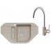 ALVEUS Set NIAGARA 60 dřez 900x500 mm + baterie ELZA, pebble