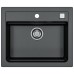 ALVEUS ATROX 30 kuchyňský dřez granitový, 590 x 500 mm, black 1131996