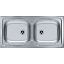 ALVEUS BASIC 70 kuchyňský dřez nerez, 860 x 435 mm, satin 1008846