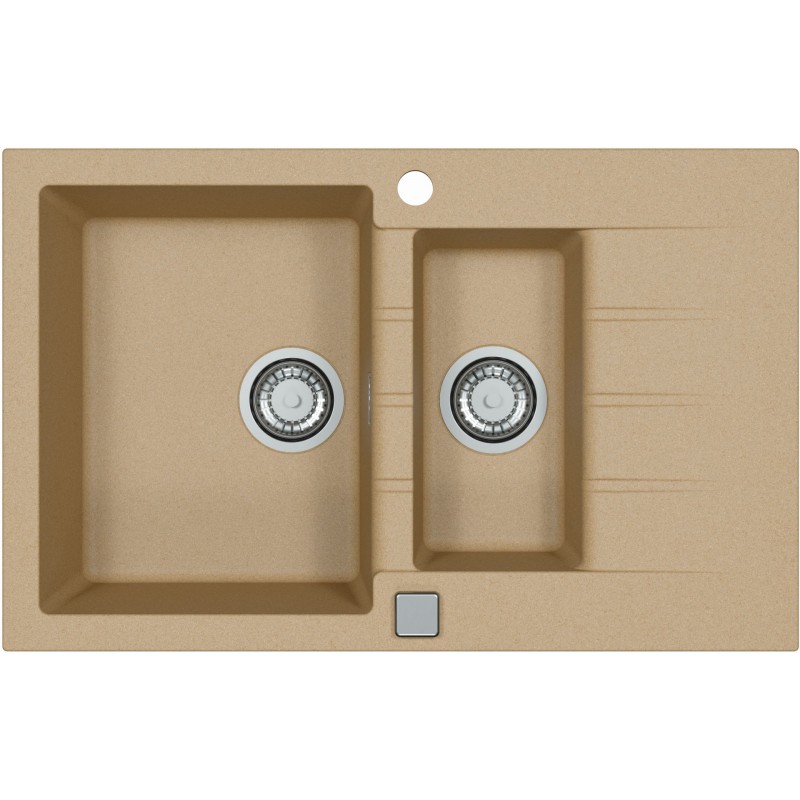 ALVEUS CADIT 70 kuchyňský dřez granitový, 790 x 500 mm, beige 1131359