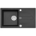 ALVEUS CORTINA 110 kuchyňský dřez granitový, 750 x 420 mm, POP-UP, černá
