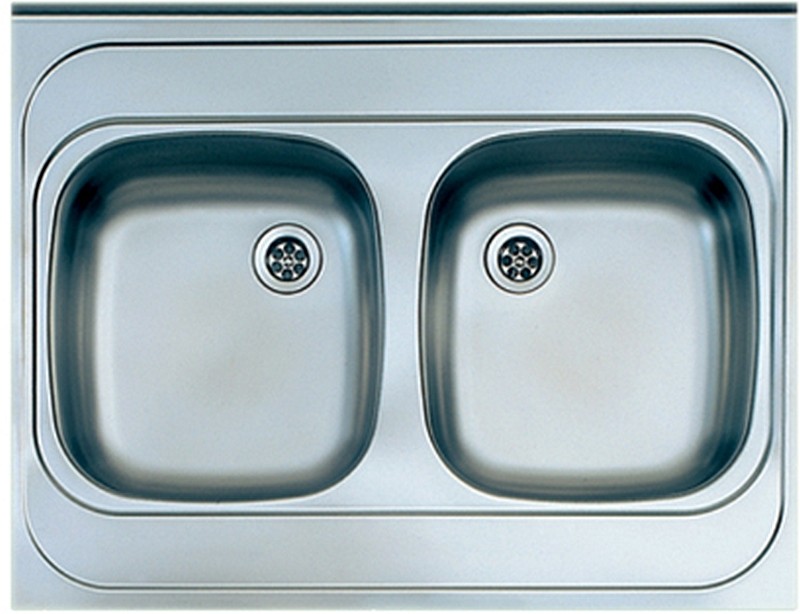 ALVEUS CLASSIC 40 satin celoplošný dřez, 80x60 cm, 1054358, OTVOR PRO BATERII VIZ. FOTO ALVEUS CLASSIC 40 satin celoplošný dřez, 80x60 cm, 1054358, OTVOR PRO BATERII VIZ. FOTO