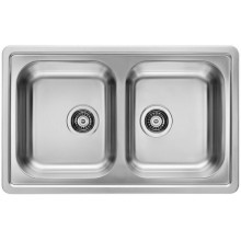 ALVEUS ELEGANT 40 kuchyňský dřez nerez, 810 x 510 mm, satin 1009383