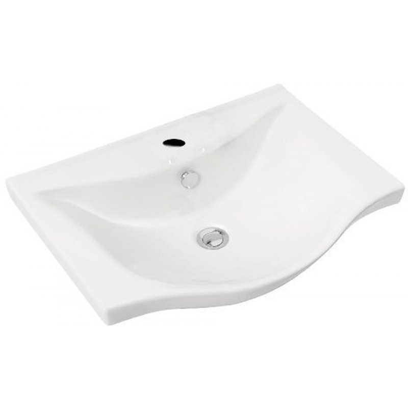 AQUALINE ZARA 55 nábytkové umyvadlo 54x44,5cm 10055 AQUALINE ZARA 55 nábytkové umyvadlo 54x44,5cm 10055