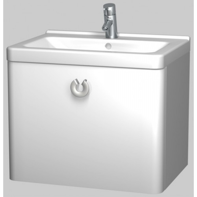 INTEDOOR ARKADE spodní koupelnová skříňka s keramickým umyvadlem AK65RM/01