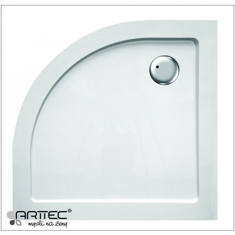 ARTTEC April 9090R sprchová vanička čtvrtkruhová PAN00669 ARTTEC April 9090R sprchová vanička čtvrtkruhová PAN00669