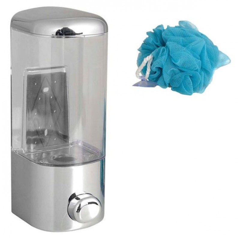 AQUALINE Dávkovač tekutého mýdla 600ml, chrom ASR1-1P