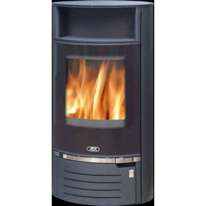 ABX Atlantik 7, krbová kamna na dřevo, černý plech
