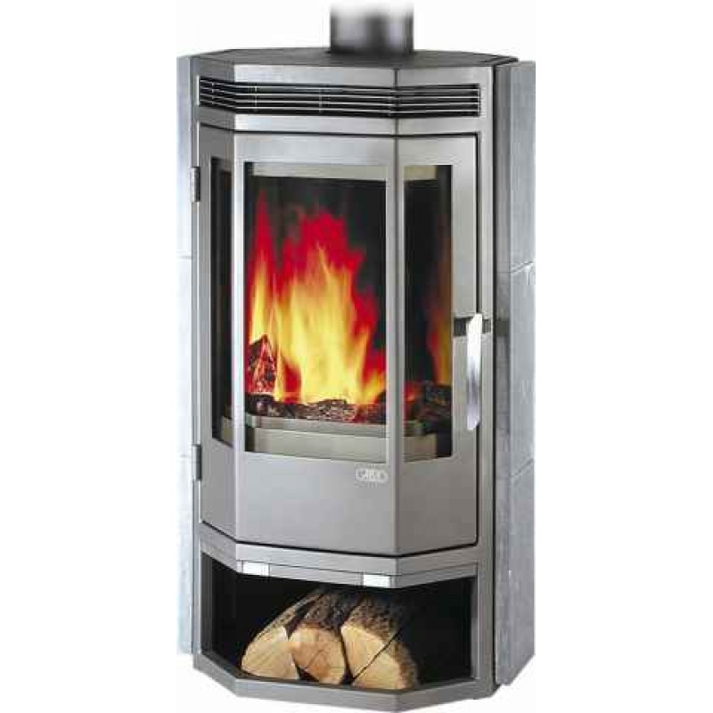 ABX Baltik 4650-8-III krbová kamna na dřevo, šedý plech